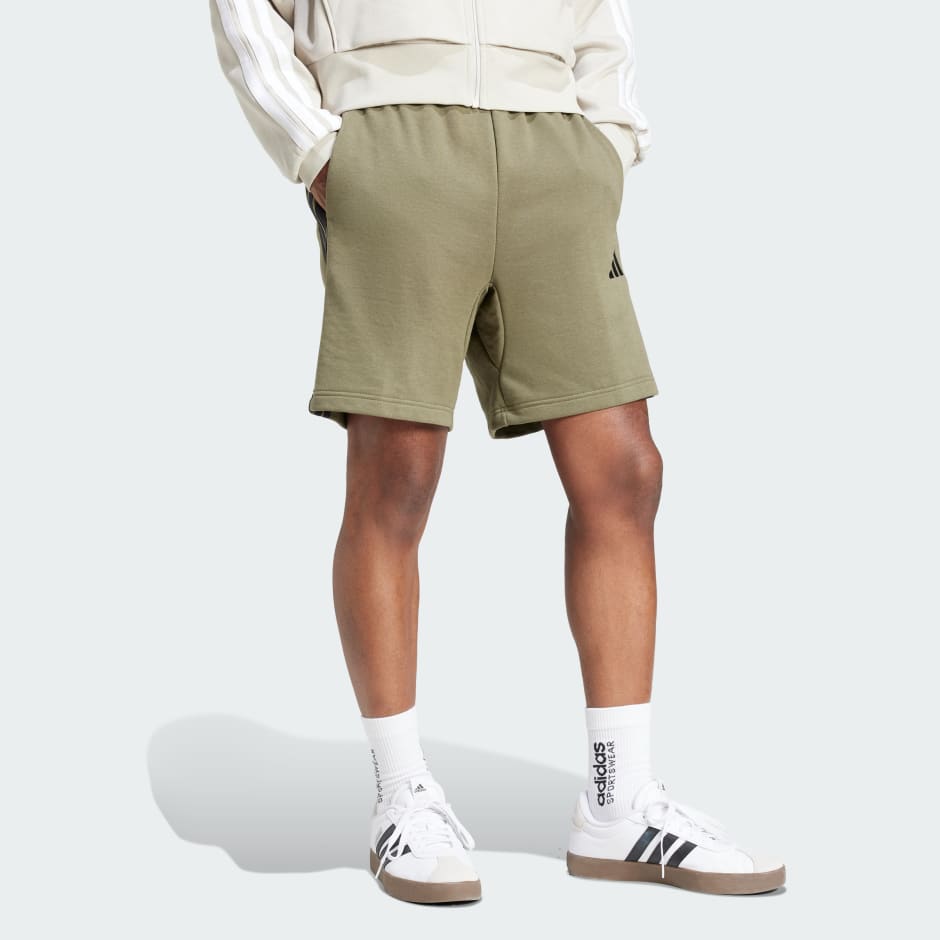 Essential 3-Stripes French Terry Shorts