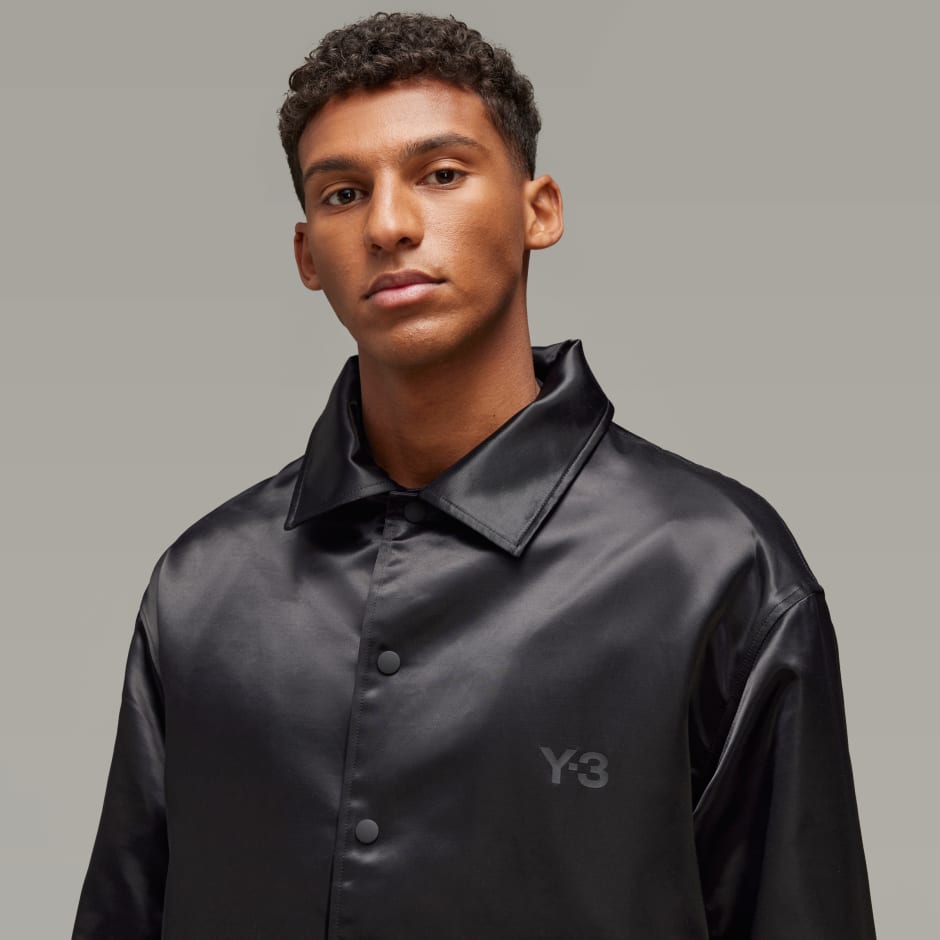 Y-3 JD1477BLACK 関税送料込 adidas Y-3 Graphic Coach Jacket - Black | Free Shipping with