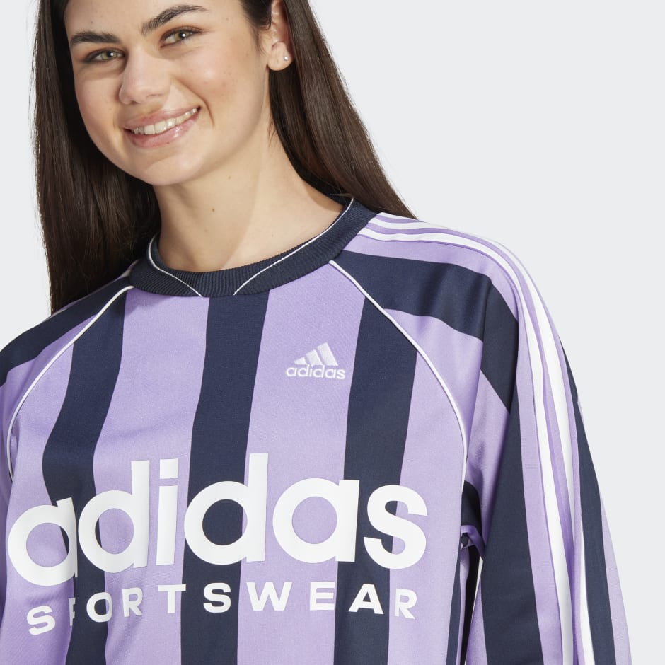Women's - Jacquard Long Sleeve Jersey - Purple adidas Qatar