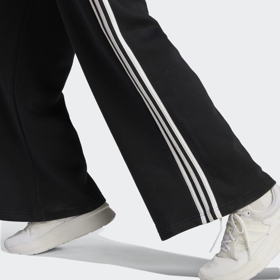 Essentials 3-Stripes French Terry Wide Pants