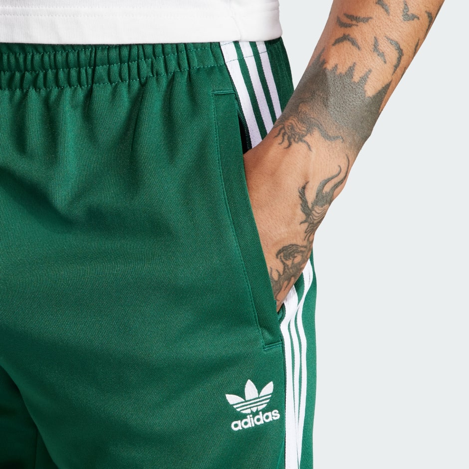 Clothing - Adicolor Classics SST Track Pants - Green | adidas South Africa