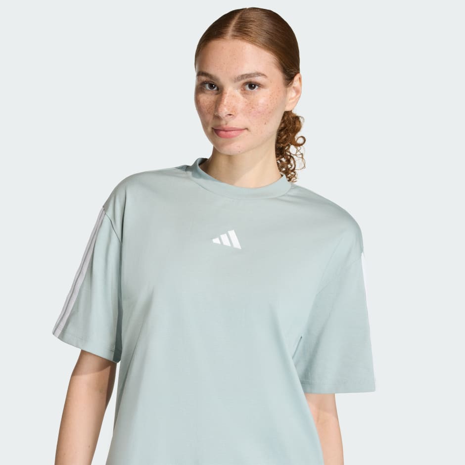 Essentials 3-Stripes Boyfriend Tee