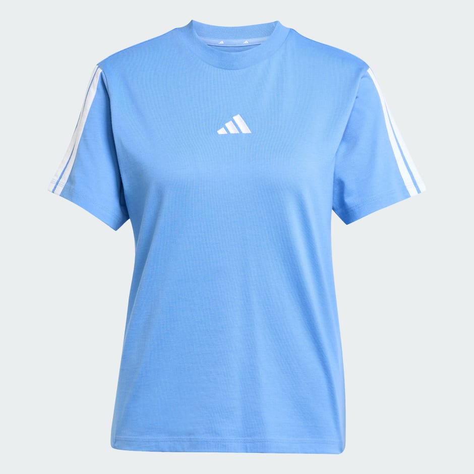 Tricou Essentials de bumbac cu 3 dungi