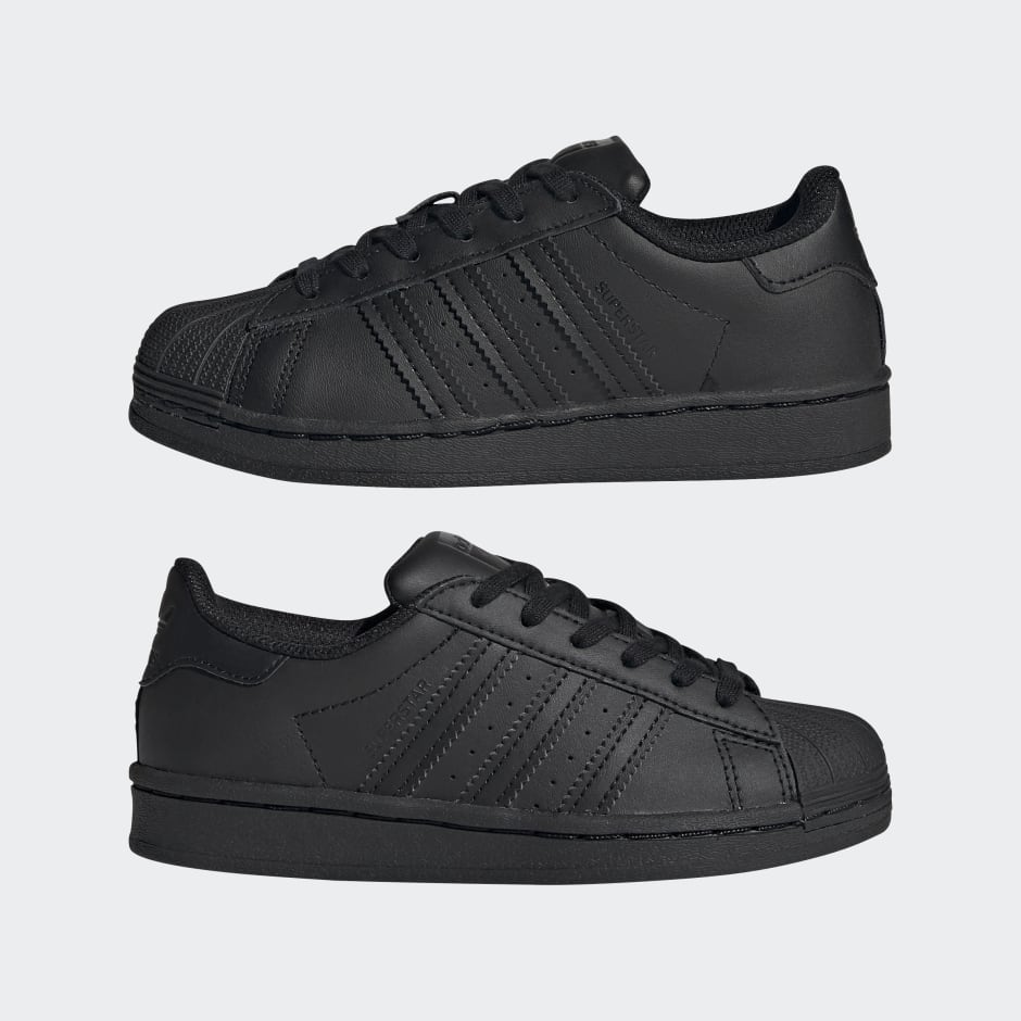 Adidas superstar black primeknit hotsell