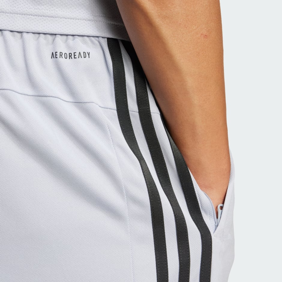 Train Essentials Piqu&eacute; 3-Stripes Training Shorts