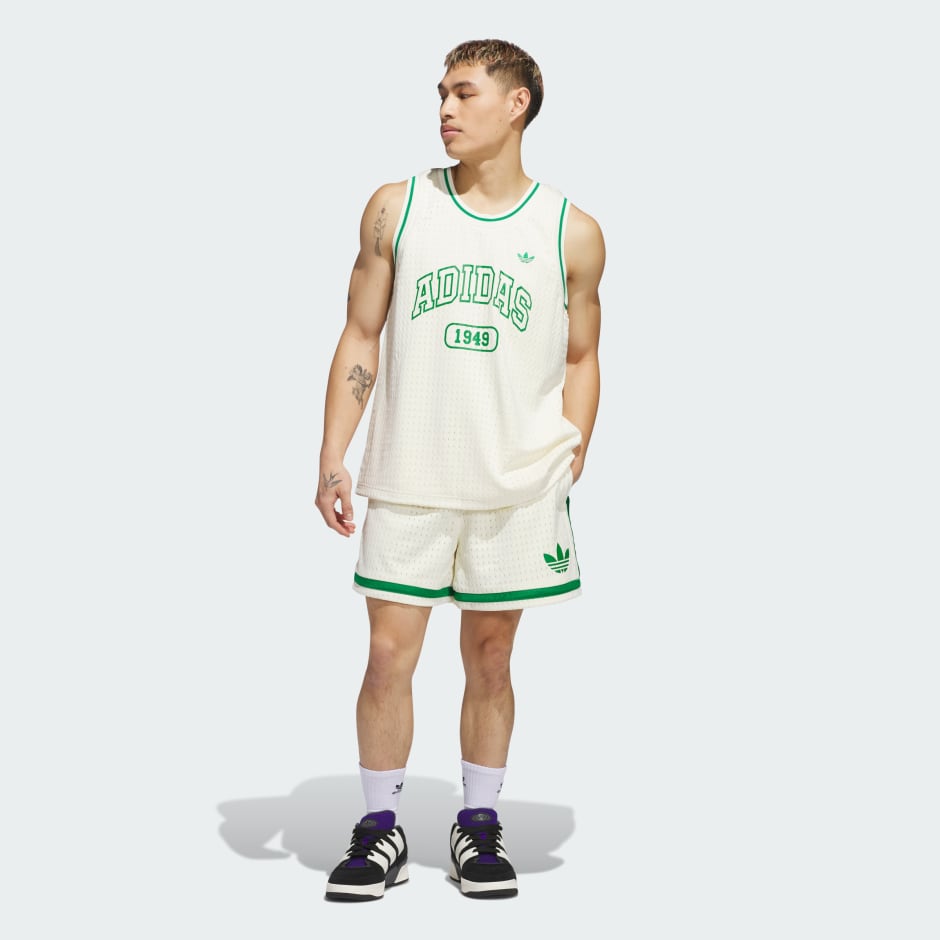 Clothing - Originals Basketball Jersey - Beige | adidas Oman