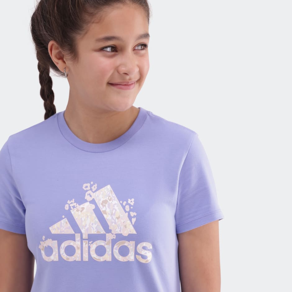 Floral Badge of Sport Graphic T-Shirt