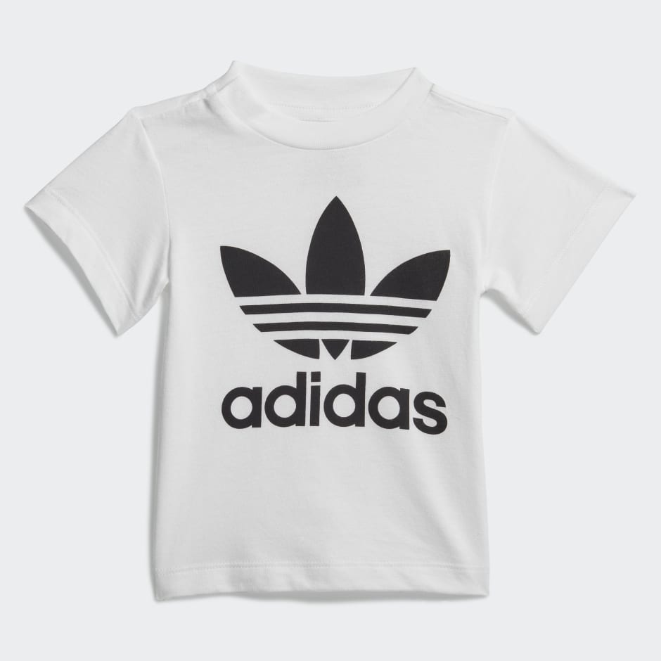 Uitgaan Vervoer koppel Kids Clothing - Trefoil Shorts Tee Set - White | adidas Oman