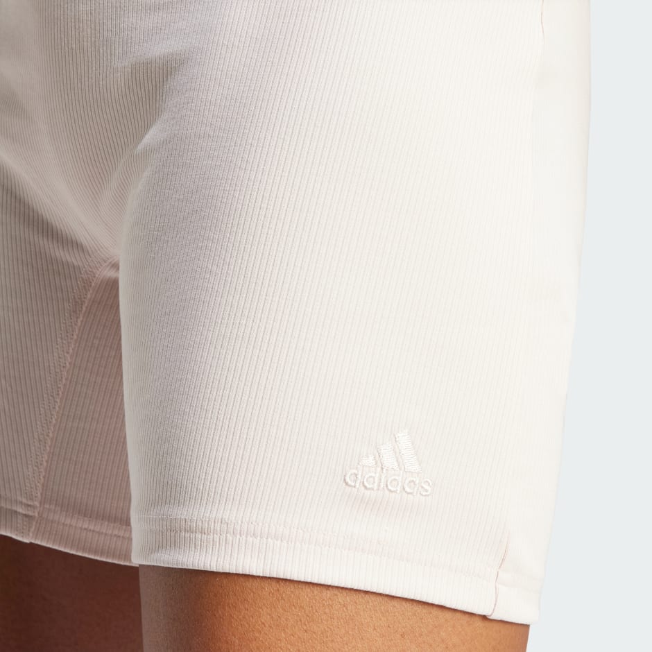 Lounge Ribbed High-Waist Bike Shorts