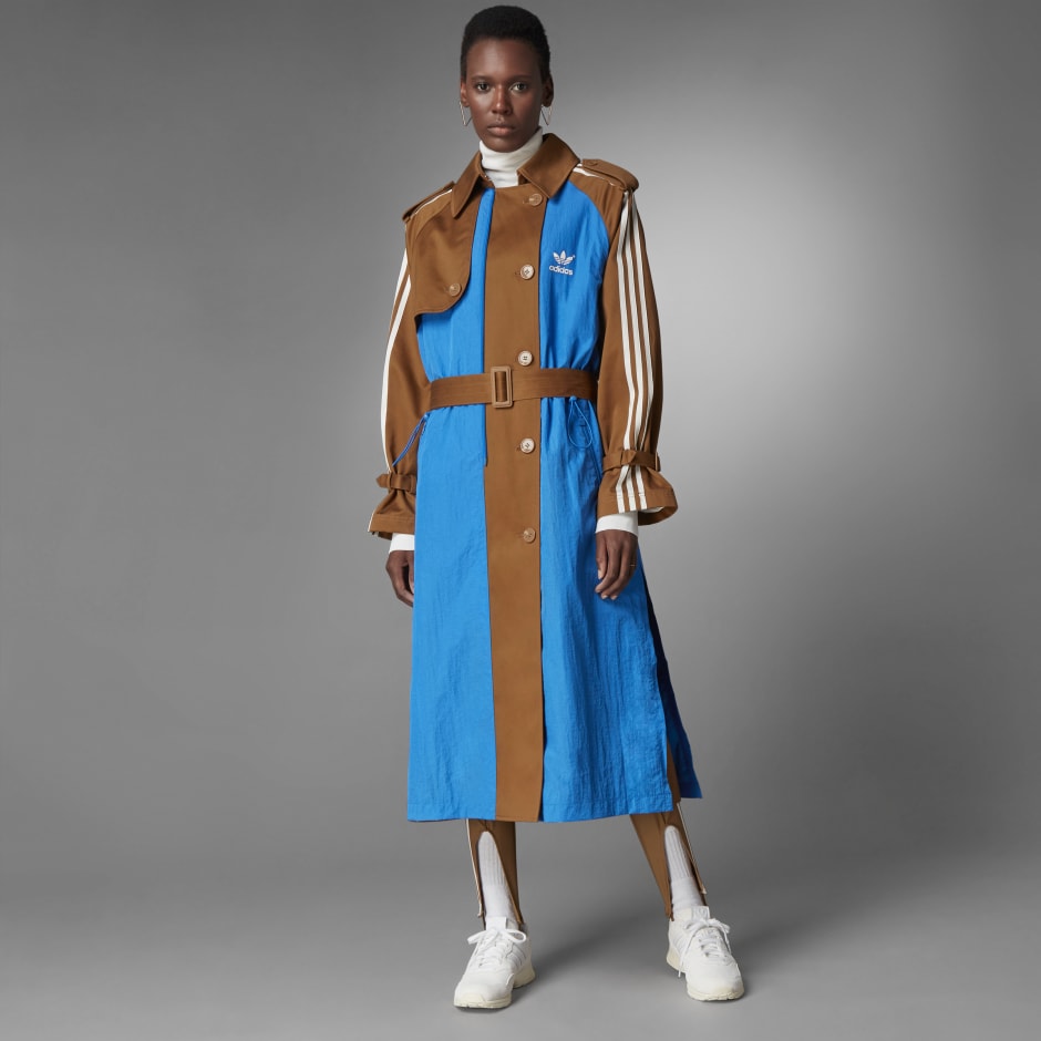 blue version trench coat adidas