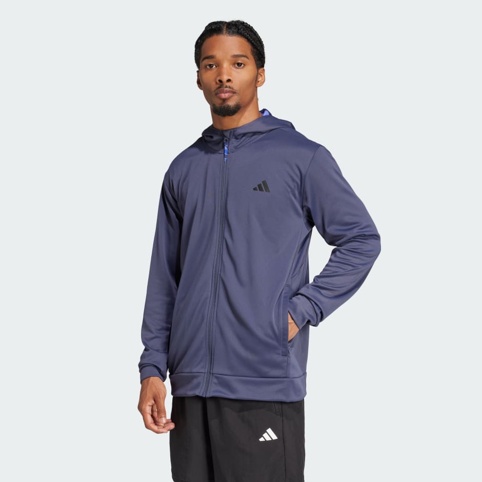 جاكيت بقبعة Train Essentials Camo