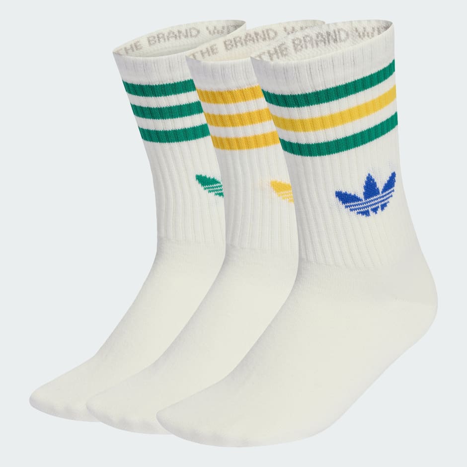 3-Stripes Crew Socks 3 Pairs