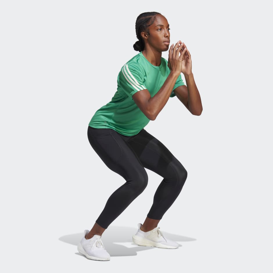 Run Icons 3-Stripes Low-Carbon Running Tee