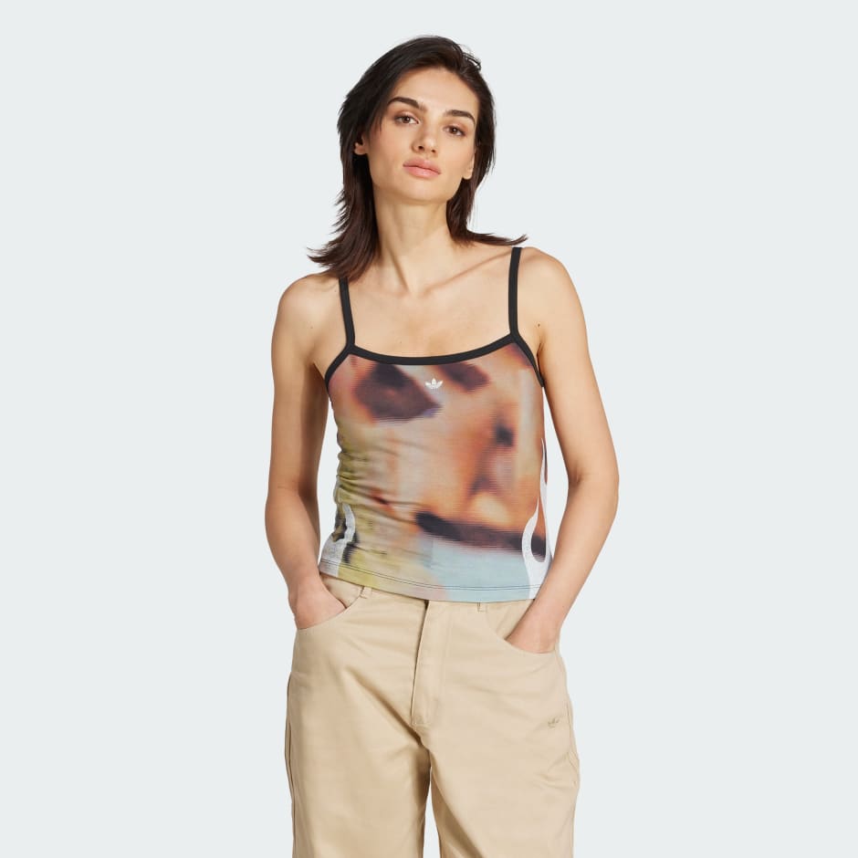 Flames Print Tank Top