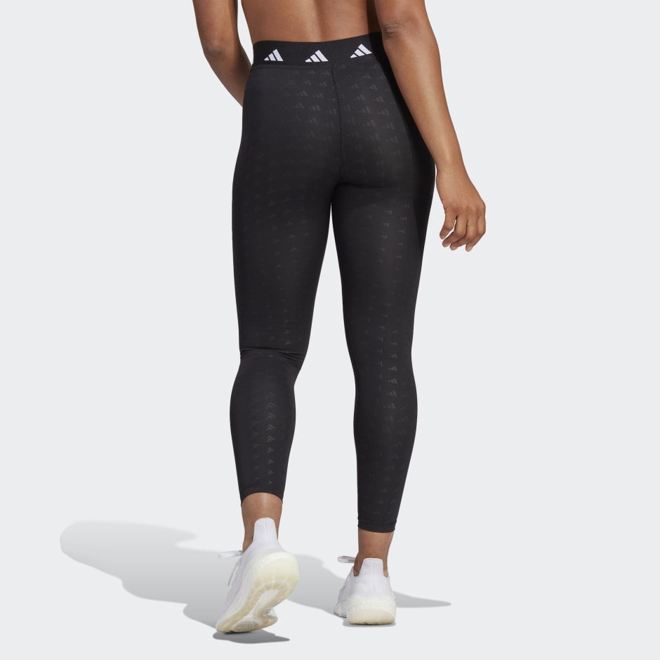 adidas Techfit Brand Love 7/8 Leggings - Black | adidas UAE