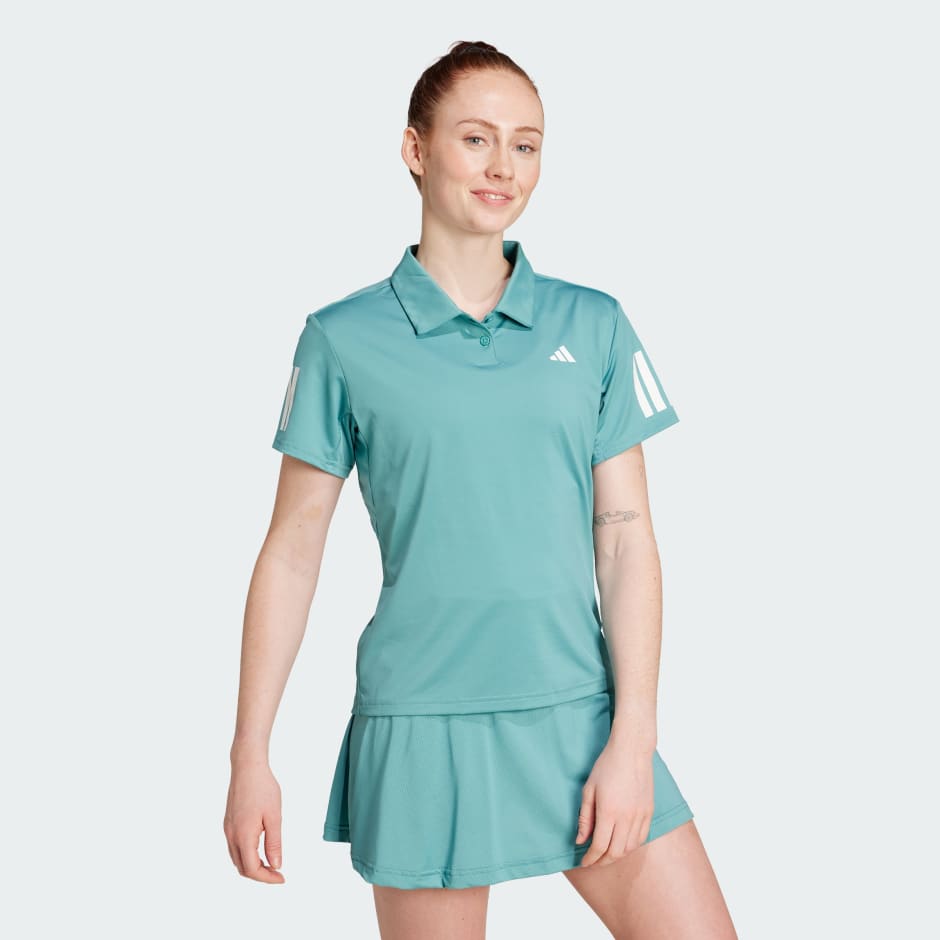 Club Tennis Climacool 3-Stripes Polo Shirt