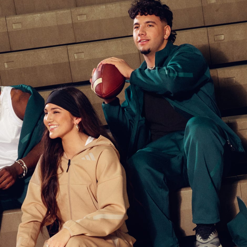 Nouvelle veste de survêtement à capuche entièrement zippée Z.N.E.