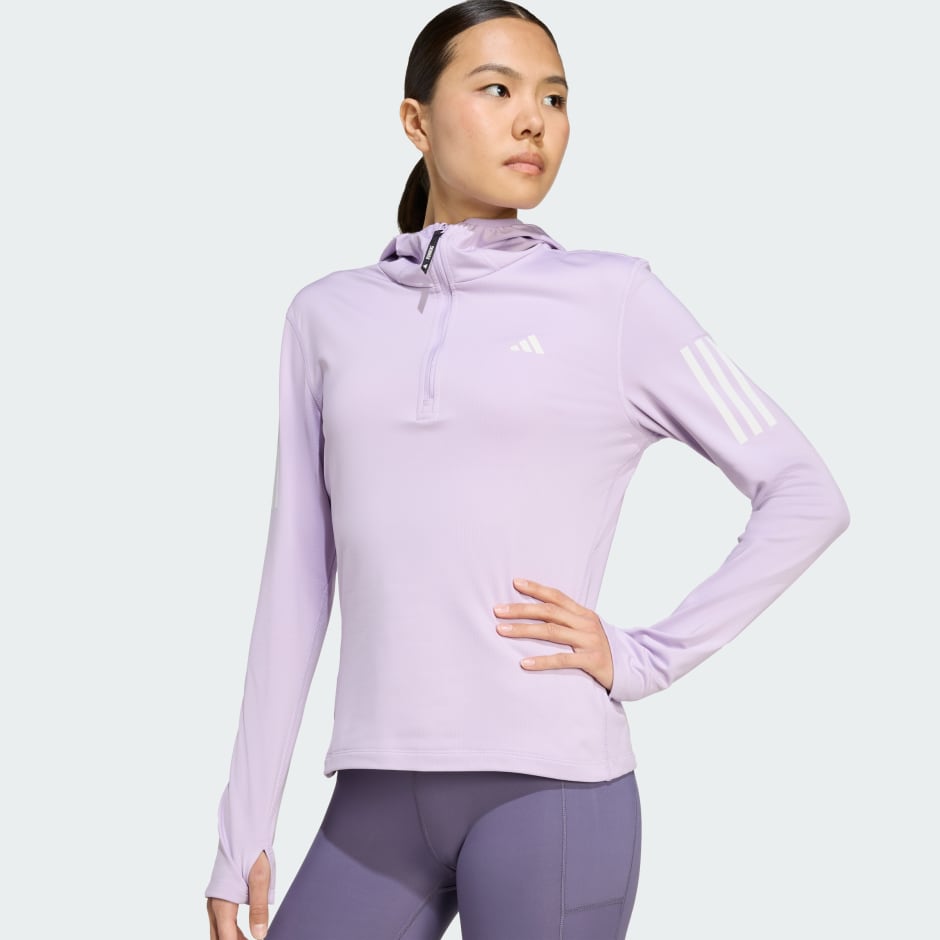 Own The Run Winterized Hooded Half-Zip