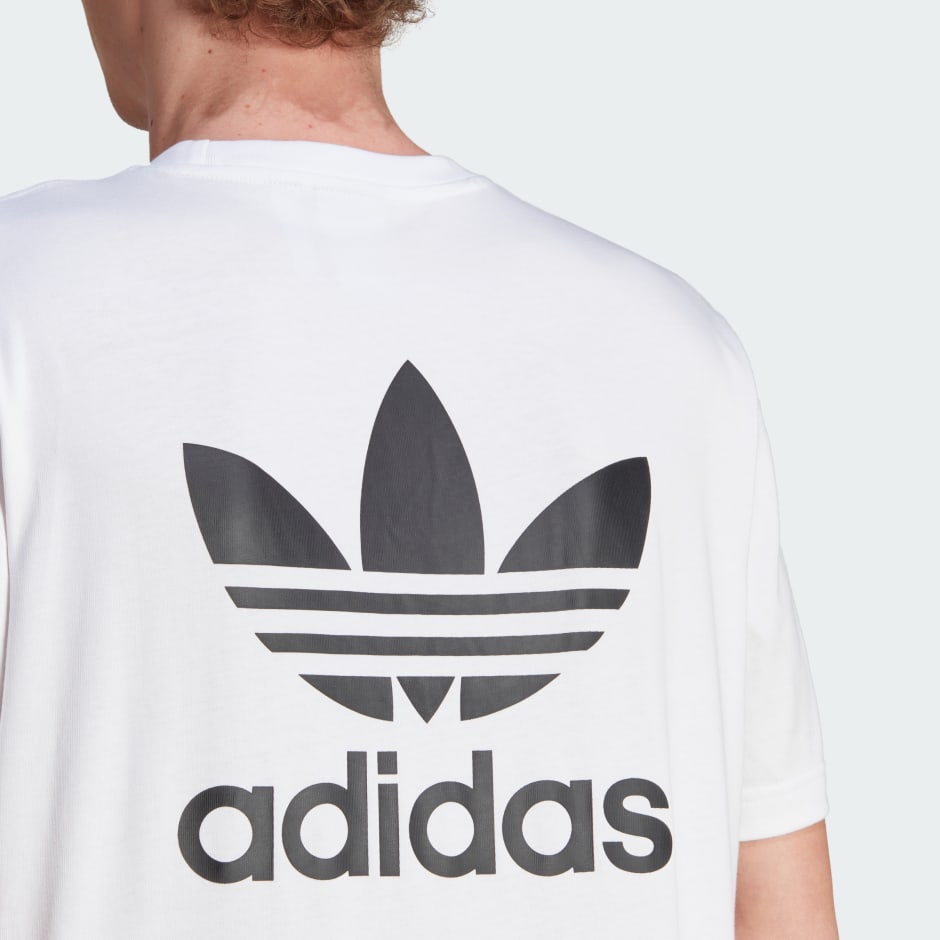 Adidas t shirt store logo back