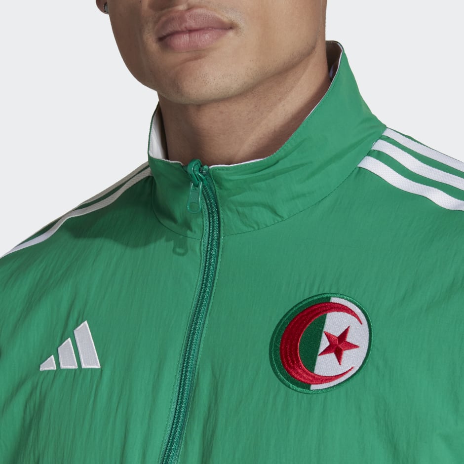 heks demonstratie Literaire kunsten Men's Clothing - Algeria Anthem Jacket - Green | adidas Kuwait