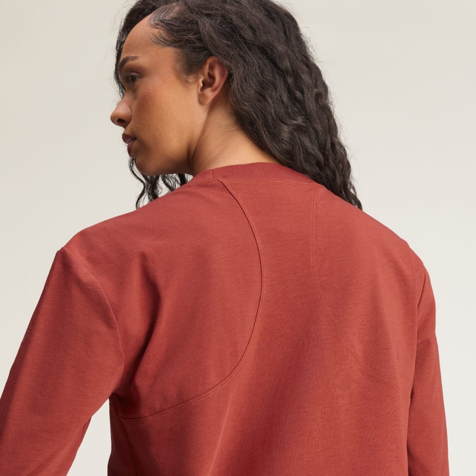 Tricou cu m&acirc;necă lungă adidas by Stella McCartney