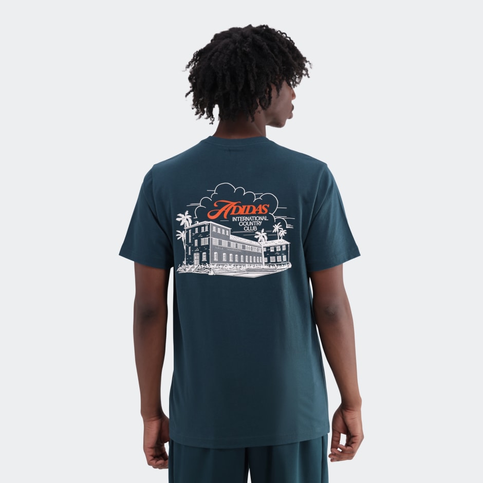 Country Club Scenic Graphic T-Shirt