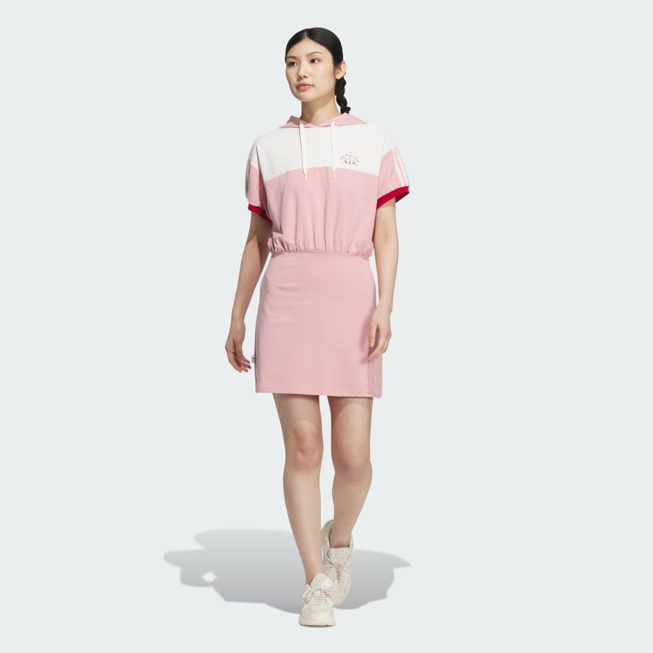 Adidas Disney IP Huey, Dewey and Louie Knit Hooded Dress