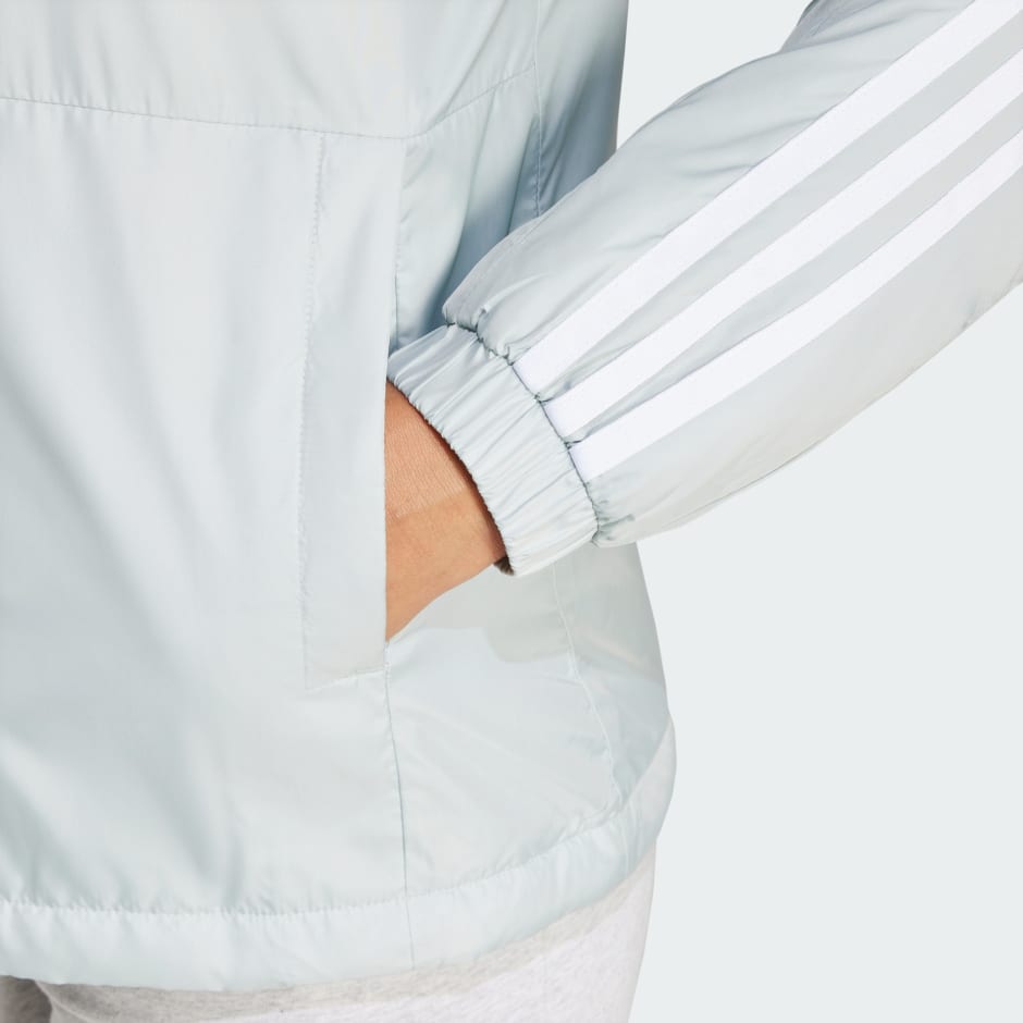 Essentials 3-Stripes Insulation Hooded Jacket