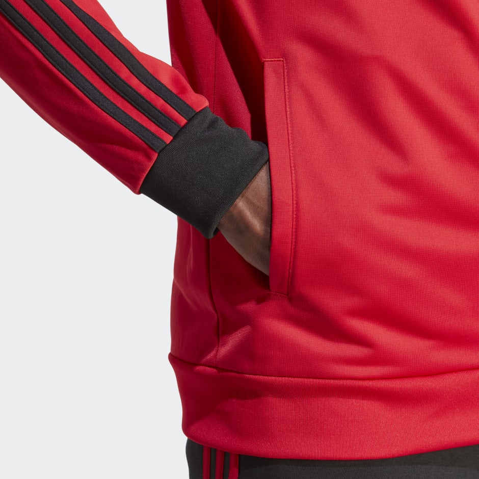 Clothing - Manchester United DNA Track Top - Red | adidas South Africa