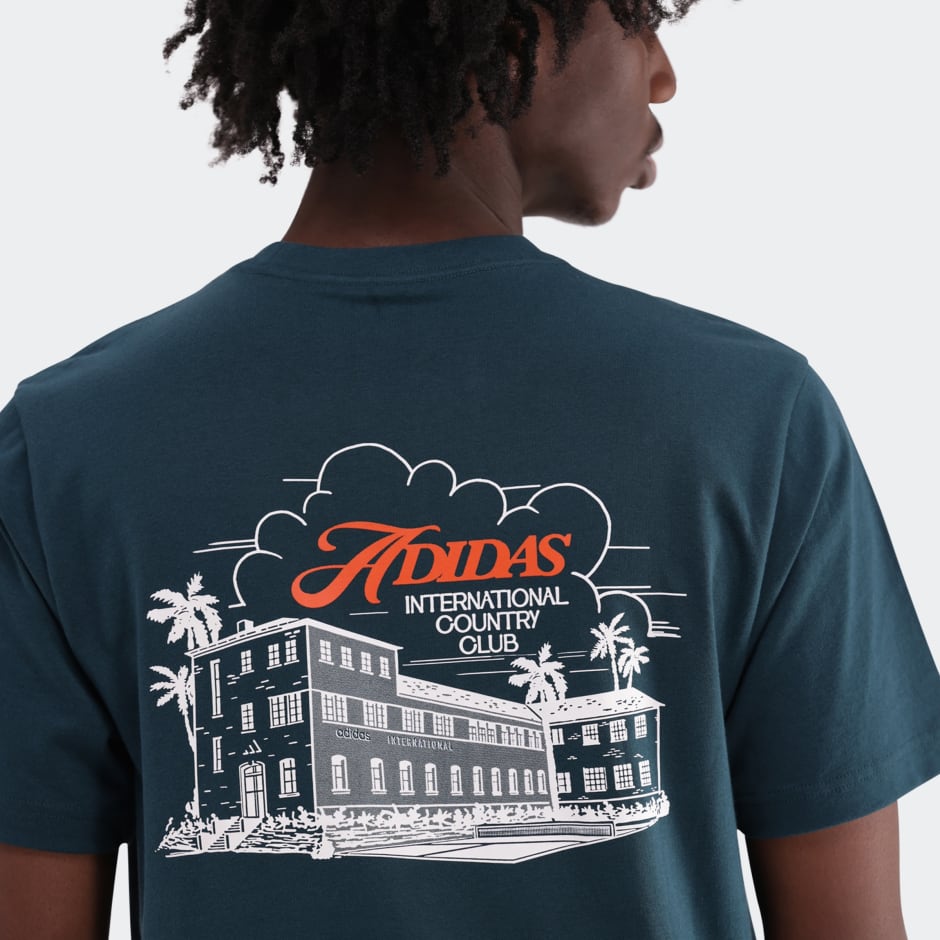 Country Club Scenic Graphic T-Shirt