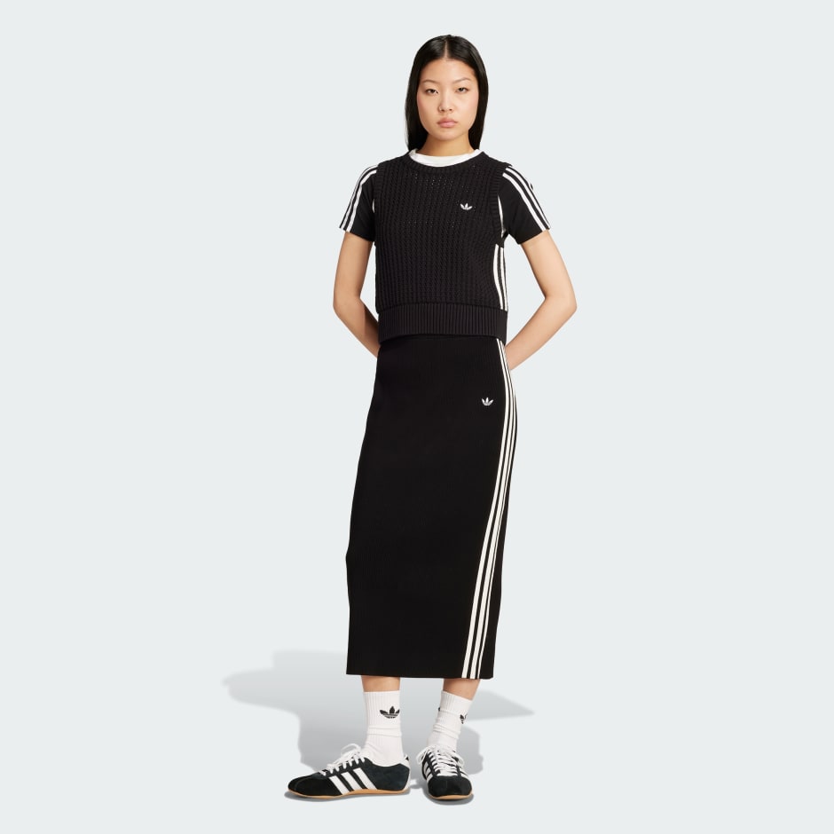 Adicolor Knit 3-Stripes Skirt