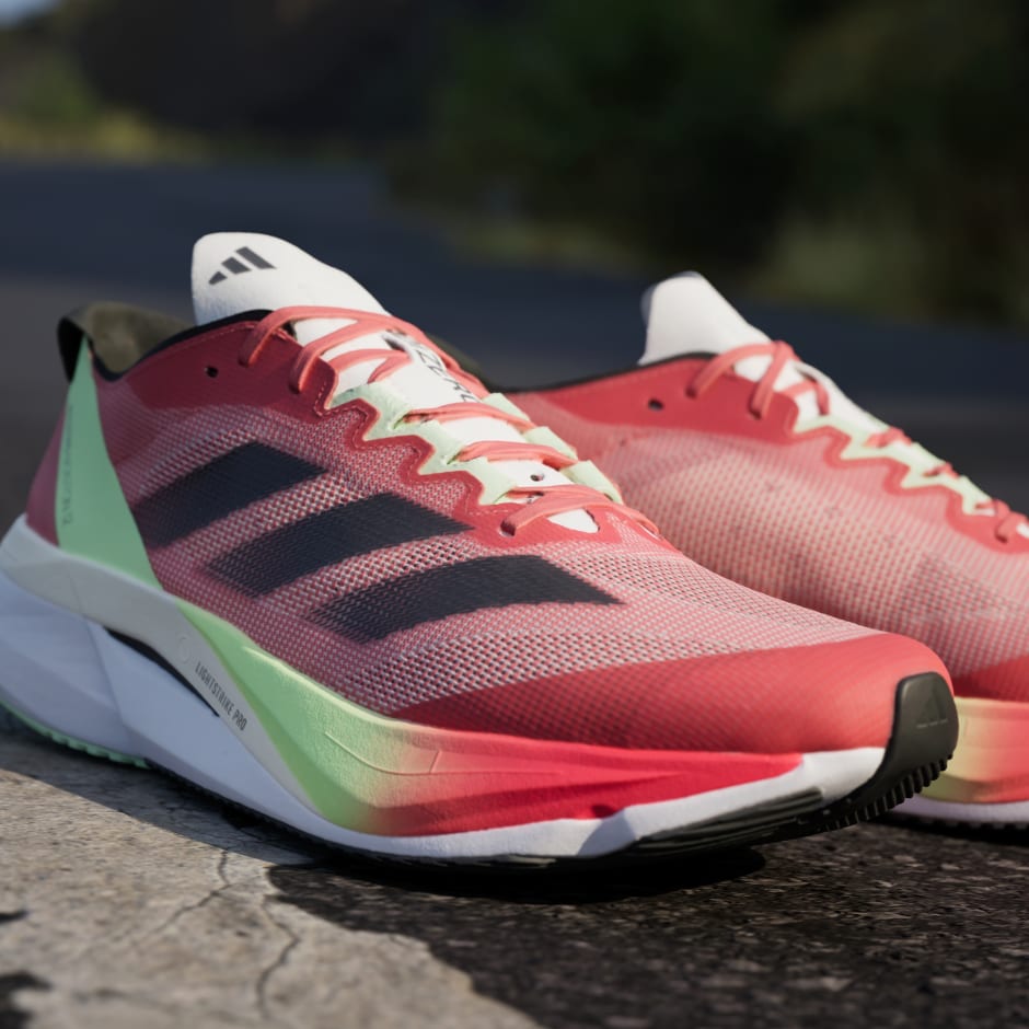 adidas Adizero Boston 12 Shoes - Red | adidas UAE