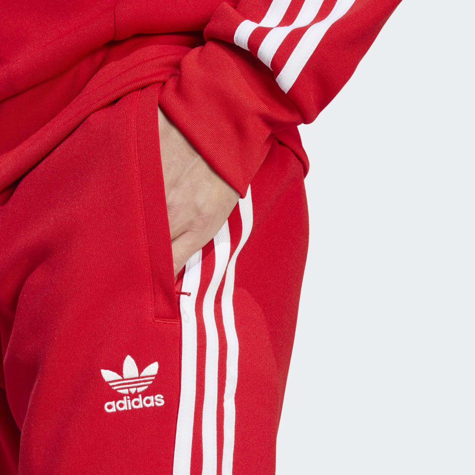 adidas Adicolor Classics SST Track Pants - Red | adidas UAE