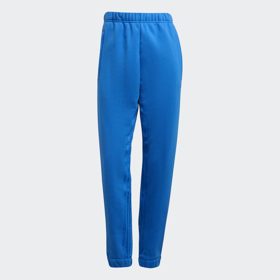 Blue Version Side Slit Track Pants