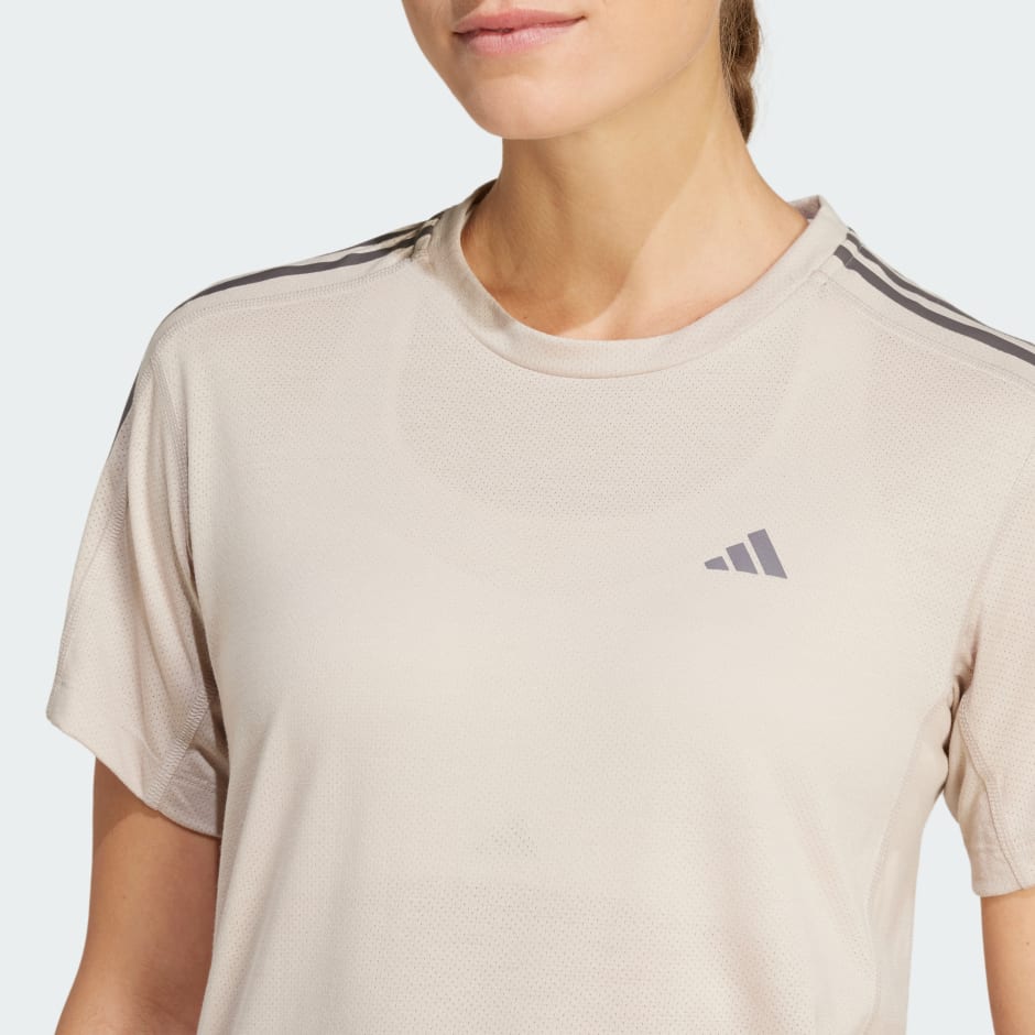 Own the Run 3-Stripes Tee