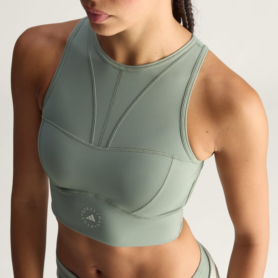 قميص تدريب قصير من أديداس بواسطة Stella McCartney