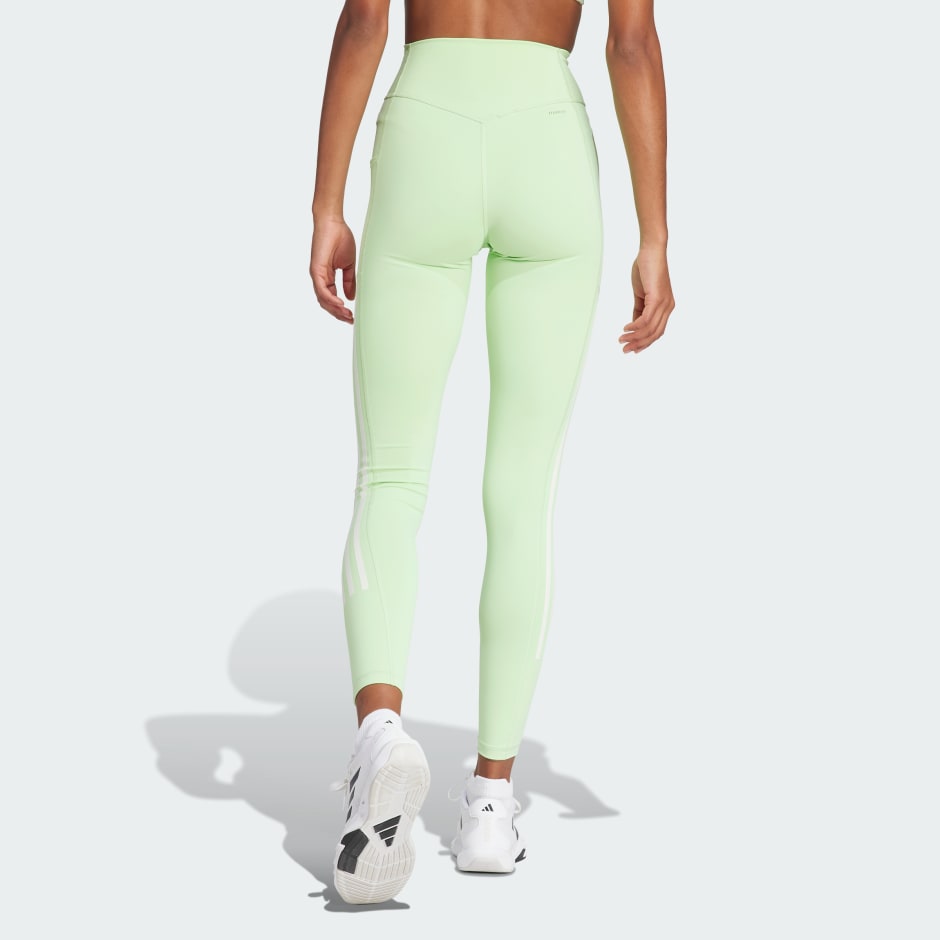 Women's full-length leggings adidas Optime 3 Stripes