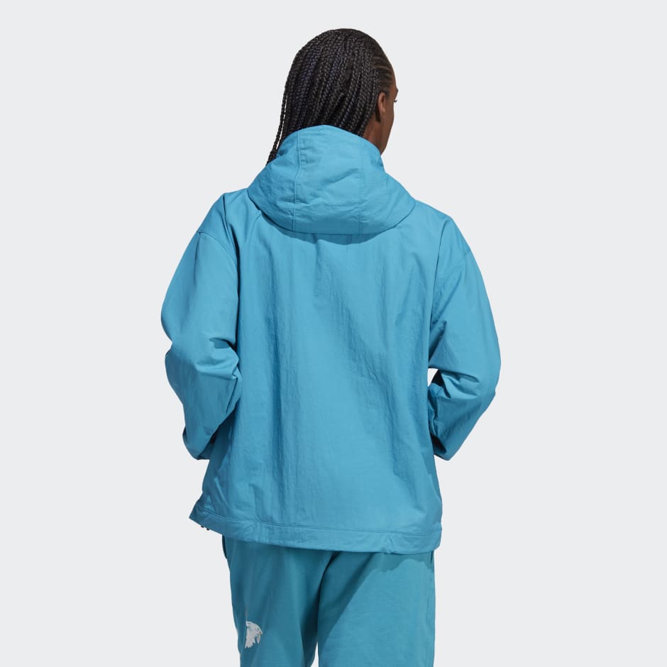 Clothing adidas Adventure Graphic Windbreaker Turquoise adidas