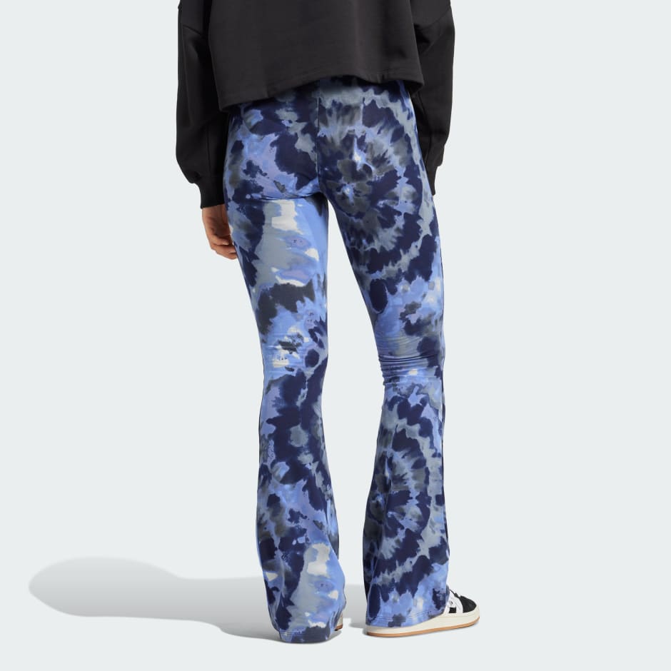 Tie-Dyed Flared Pants