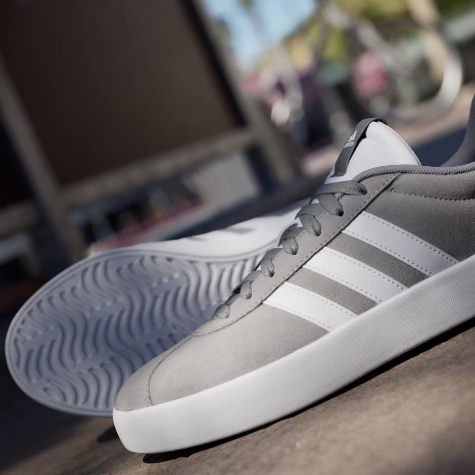 Adidas vl court 2.0 gris best sale