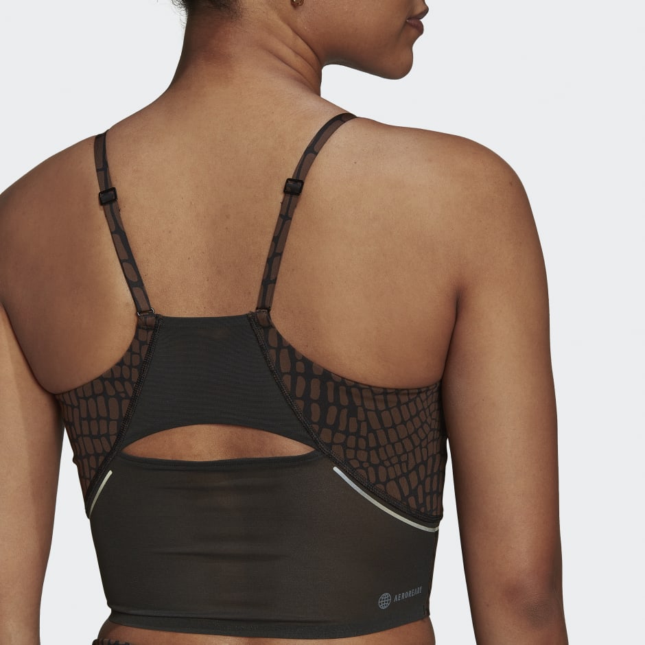 HIIT 45 Seconds Croco Crop Tank Top