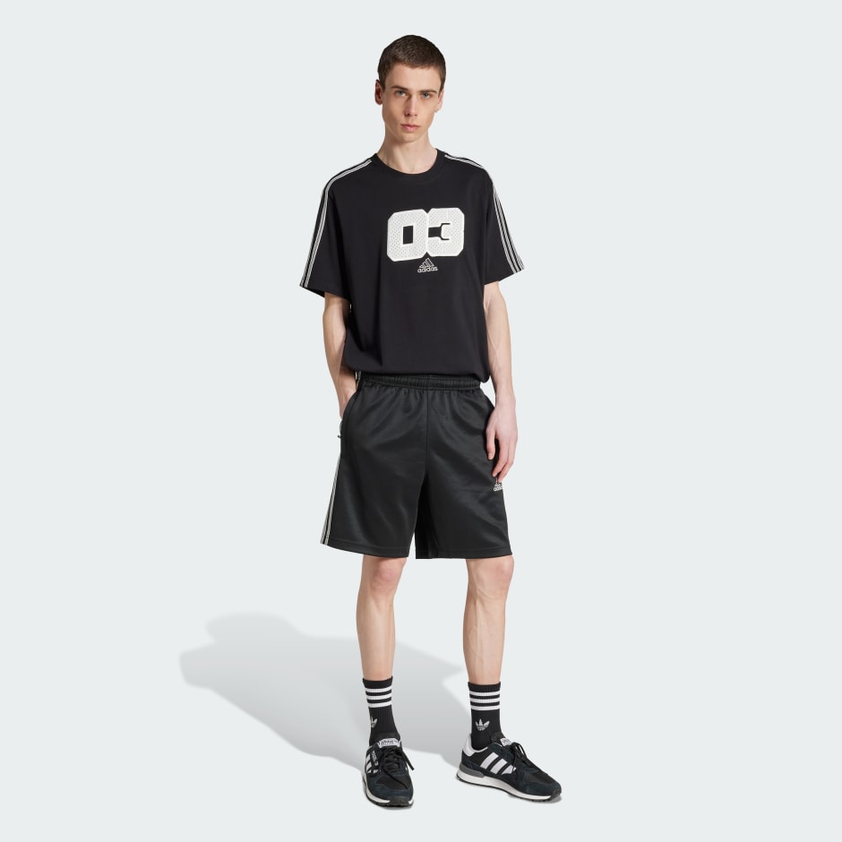 Mesh Stripe Shorts