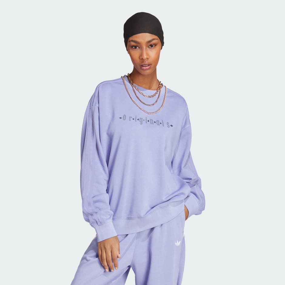Women's Clothing - Originals Sweatshirt - Purple | adidas Egypt