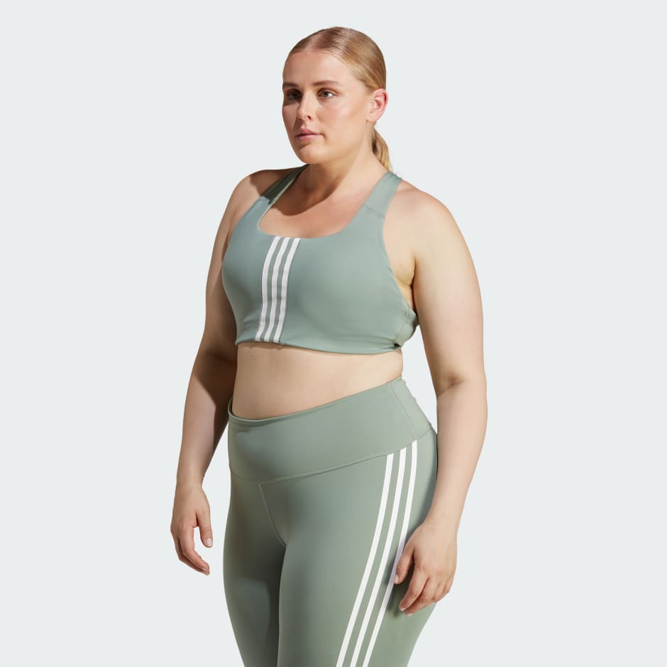 Sportski grudnjak adidas Powerimpact Training Medium-Support (veći brojevi)