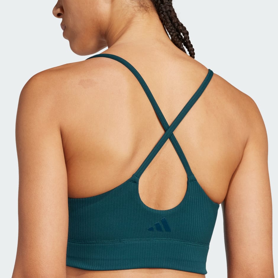 adidas All Me Light Support Rib Bra Long Line Bra