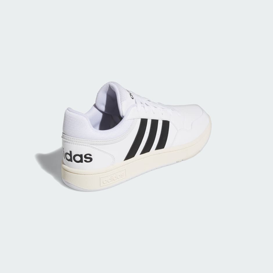 Mens adidas Hoops 3.0 Low Classic Vintage Athletic Shoe - Cloud