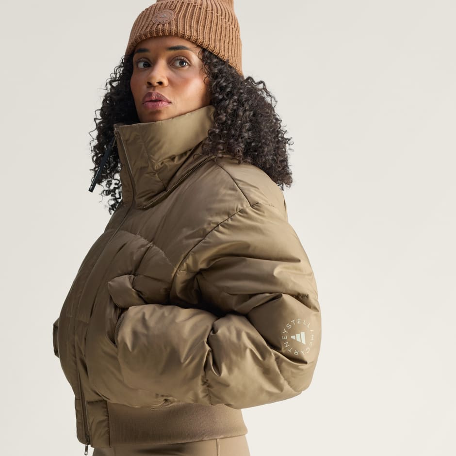 adidas By Stella McCartney Cropped Padded Winter Jacket
