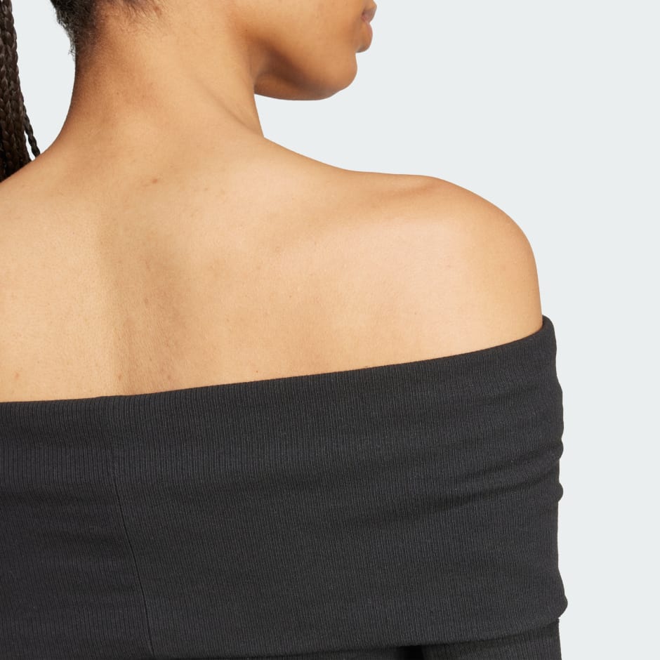 Top cu umerii goi adidas Originals