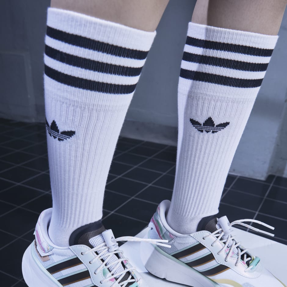 College volgens omroeper adidas Solid Crew Socks 3 Pairs - White | adidas BH