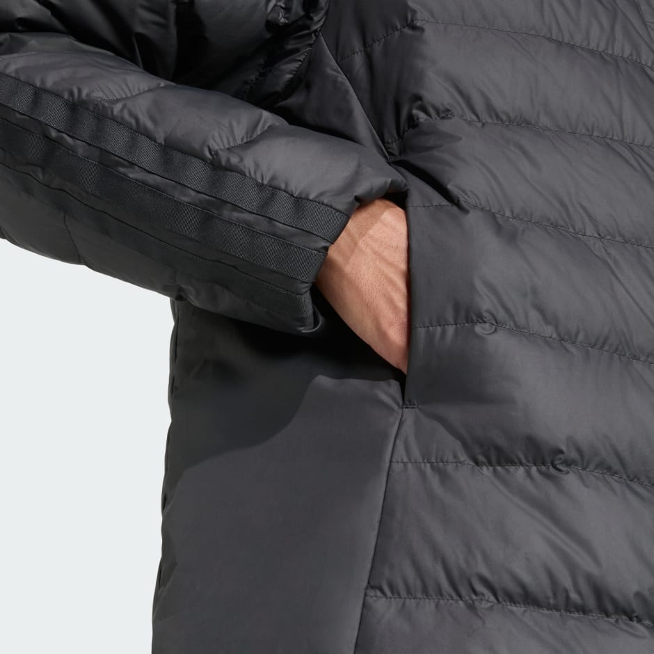Lagana pernata parka s kapuljačom Essentials CLIMAWARM 3-Stripes
